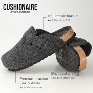 Cushionaire Women's Hana Cork Footbed Clog NIB Size 9